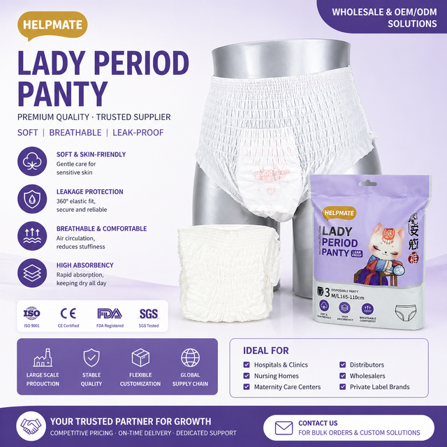 Chất lượng tốt Quần lót thời kỳ tùy chỉnh OEM ODM Lady Panty Giá xuất xưởng